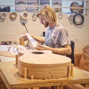 James at Hancock Guitar Making Course