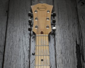 Hand Relic Finish on the Neck